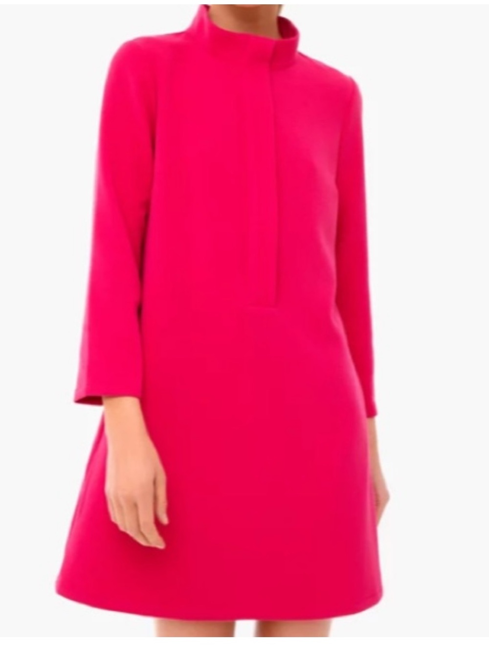 Tuckernuck Fuchsia Stretch Crepe Avery Shift Dress Size Large - Picture 4 of 14